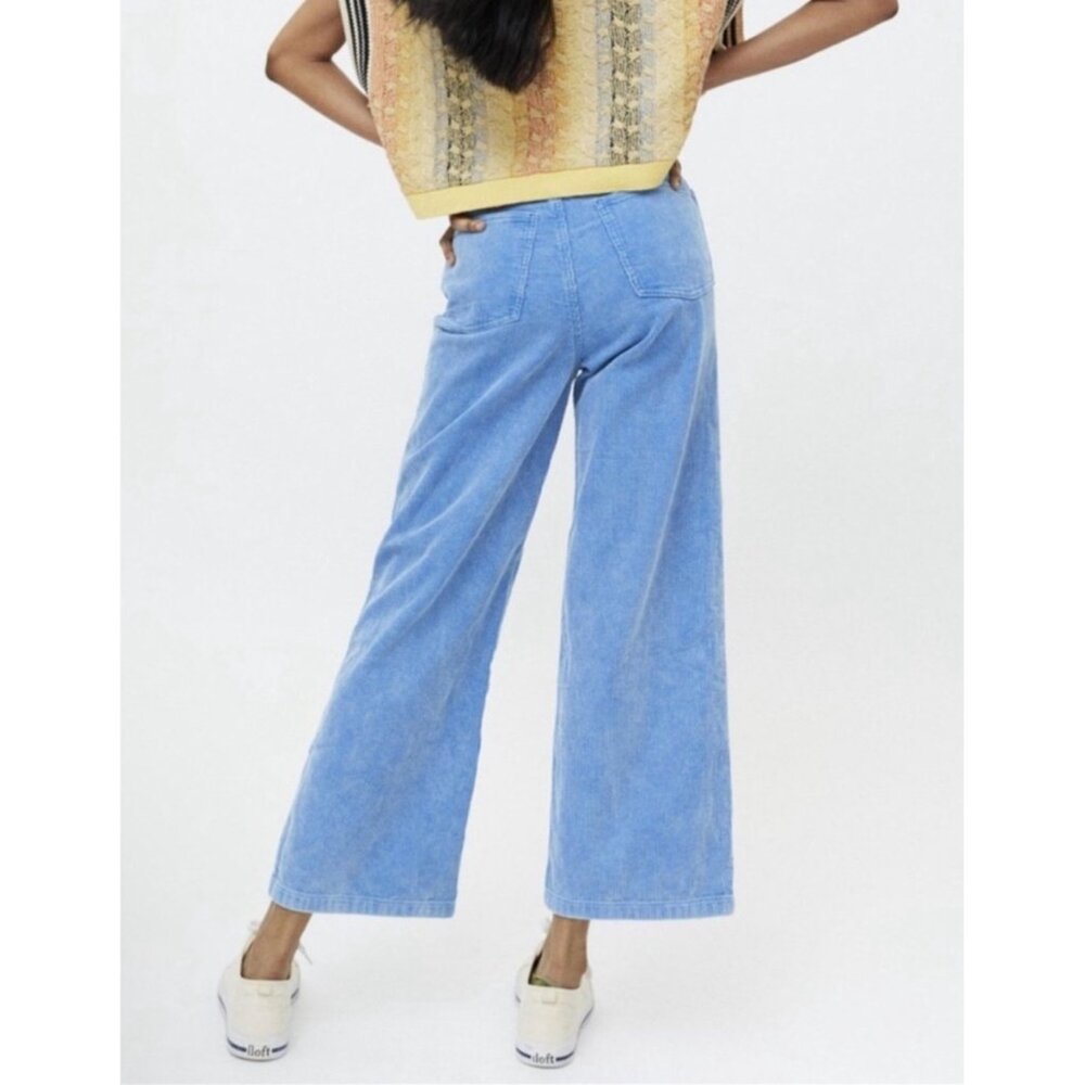 BDG Urban Outfitters Womens High & Wide Blue Corduroy Jeans Size 25 Womens (XS) - Picture 2 of 15